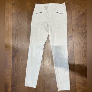 ecru beige pants
